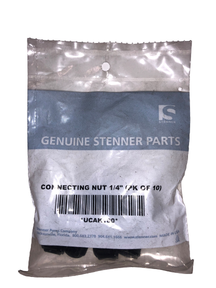 10 Pack Stenner 1/4" Connecting Nut